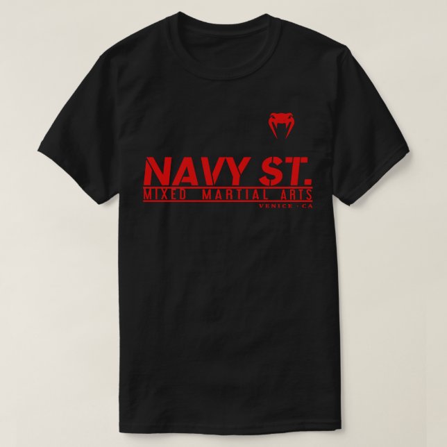 T-shirt MIXED MARTIAL ART    ShowNAVY ST (Rouge) Classic T (Design devant)