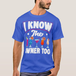 T-shirt Mixologie Bartender Cocktails Mixologue Je Connais