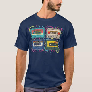 T-shirt Mixtape 1980 S Music Lover 80 Cas