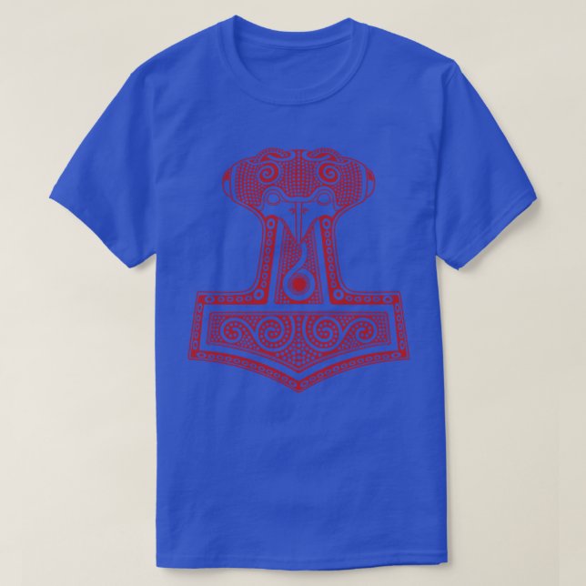 T-shirt Mjolnir Amulet des rois (Design devant)