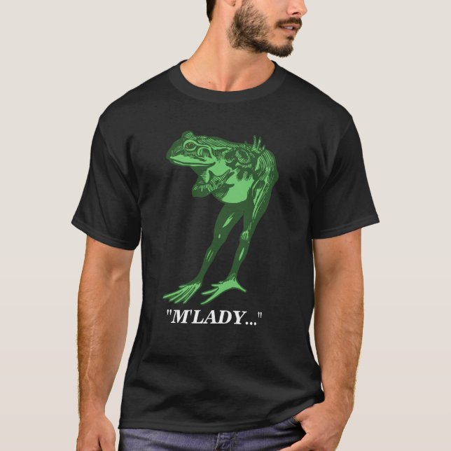 T-shirt M'Lady Frog Drôle Ma Lady Prince Shirt (Devant)