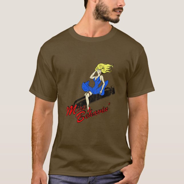 T-shirt Mlle Behavin' (Devant)