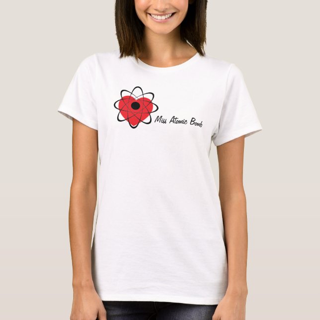 T-shirt Mlle bombe atomique (Devant)