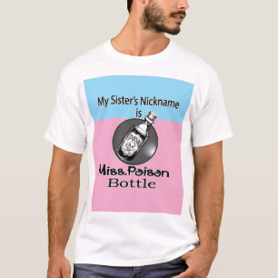 T-shirt Mlle. Bouteille De Poison Par Chennai Indipup