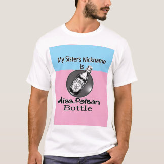 T-shirt Mlle. Bouteille De Poison Par Chennai Indipup