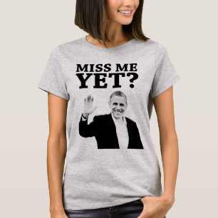 T-shirt Mlle Me Yet ? Adieu d'Obama