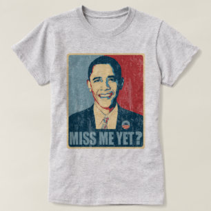 T-shirt Mlle Me Yet d'Obama ? affligé