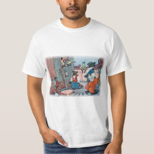 T-shirt Mlle Meadows a mis sa tête hors de la fenêtre