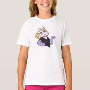 T-shirt Mlle Piggy debout dans un Disney élégant