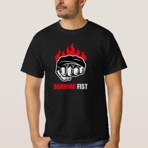 T-shirt MMA Fighter Burning Fist