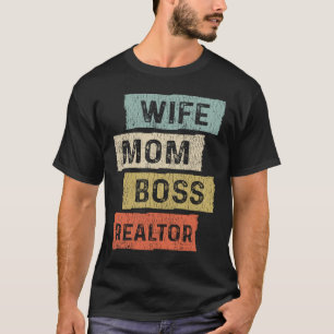 T-shirt Mme Chef Mère Relatrice Mari Père Fière Famille
