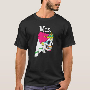 T-shirt Mme Crâne Sucre Conception de la douche de mariée