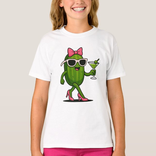 T-shirt Mme Cucumber Chic (Devant)
