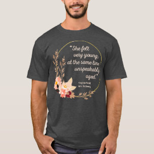 T-shirt Mme Dalloway Citation III Style mignon