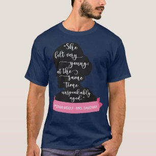 T-shirt Mme Dalloway Citation III Virginia Woolf Silhouett