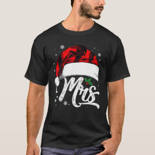 T-shirt Mme Et M. Santa Hat Couples de Christmas