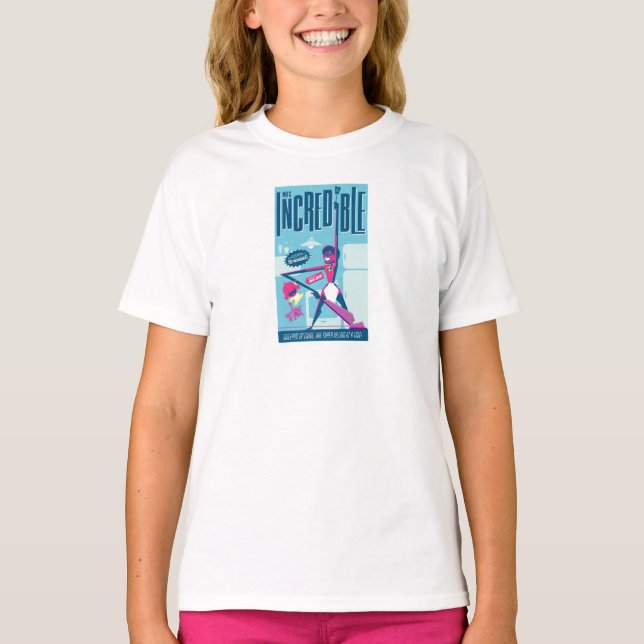 T-shirt Mme Incroyable Pop Art Disney (Devant)