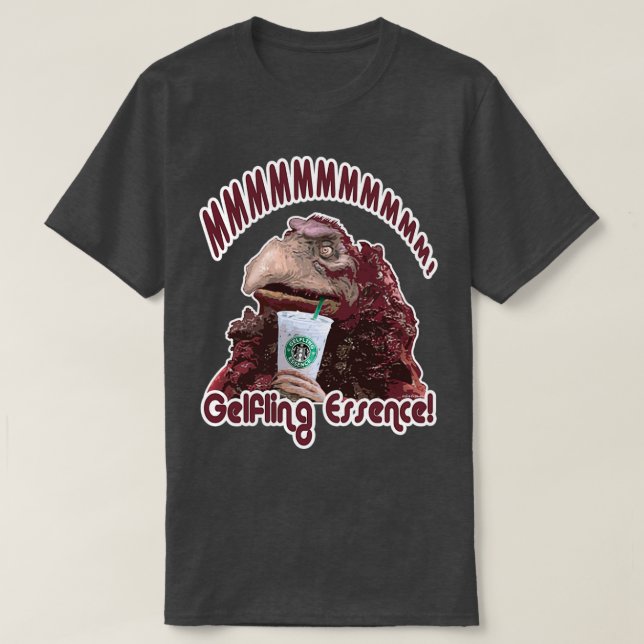 T-shirt Mmmmm ! Gelfling Essence ! - Dark Crystal Ag (Design devant)