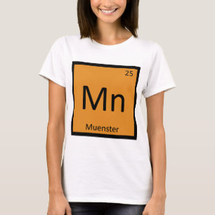 T-shirt Mn - Fromage de Münster Chimie Tableau Périodique