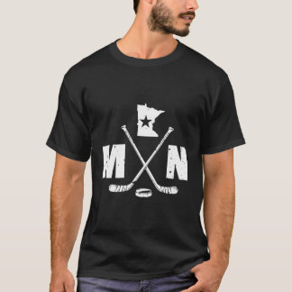 T-shirt Mn Hockey L'État Du Hockey Sur Glace