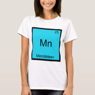 T-shirt Mn - Mendeleev Drôle Tee Symbole de Chimie Élément