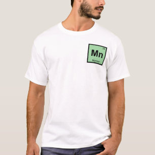 T-shirt Mn - Symbole de tableau périodique de la chimie gr