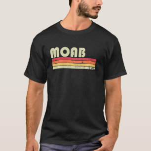 T-shirt Moab Ut Utah Funny City Accueil Racines Retro les 