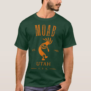 T-shirt Moab Utah Kokopelli Souvenir Conception désistée