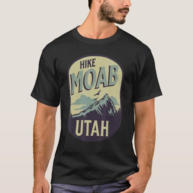 T-shirt Moab Utah Nature Hike Mountain Outdoors (Devant)