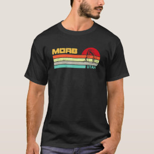 T-shirt Moab Utah Vintage Sunset Arches Aventure en plein