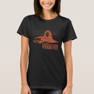 T-shirt Moab Vintage - Utah - Parc National - Arches