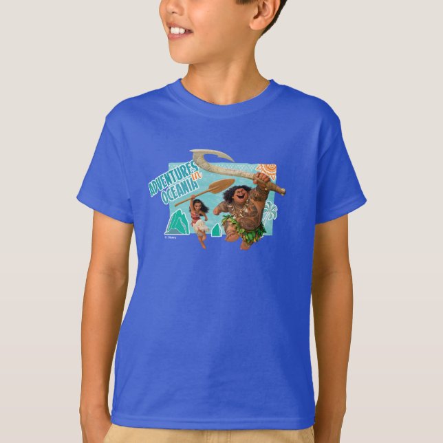 T-shirt Moana | Aventures En Océanie (Devant)