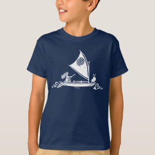 T-shirt Moana Voilier Au-Delà De L'Horizon