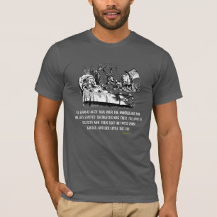 T-shirt Mob Boss Alice (Au Pays des merveilles) Drôle T-Sh