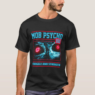 T-shirt Mob Psycho 100 Lutte Et Force