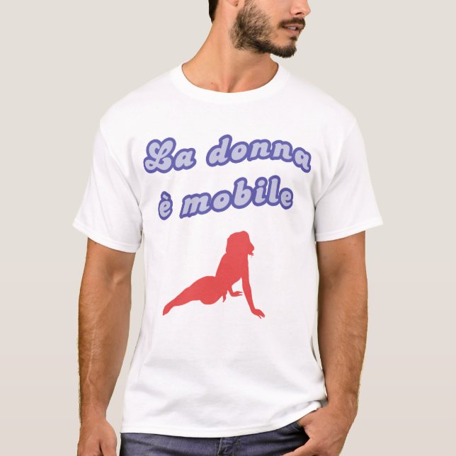 T-shirt "Mobile de donna e de La " (Devant)
