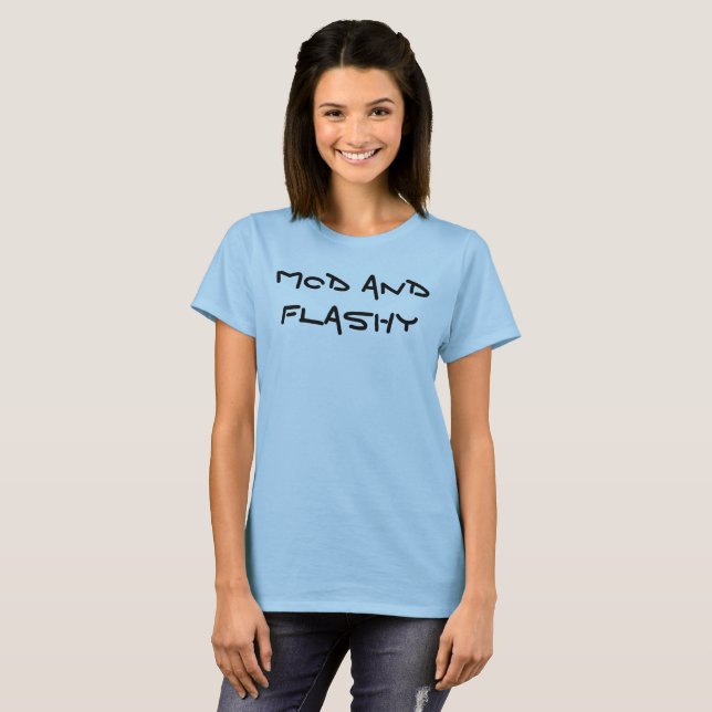 T-shirt mod et flashy (Devant entier)