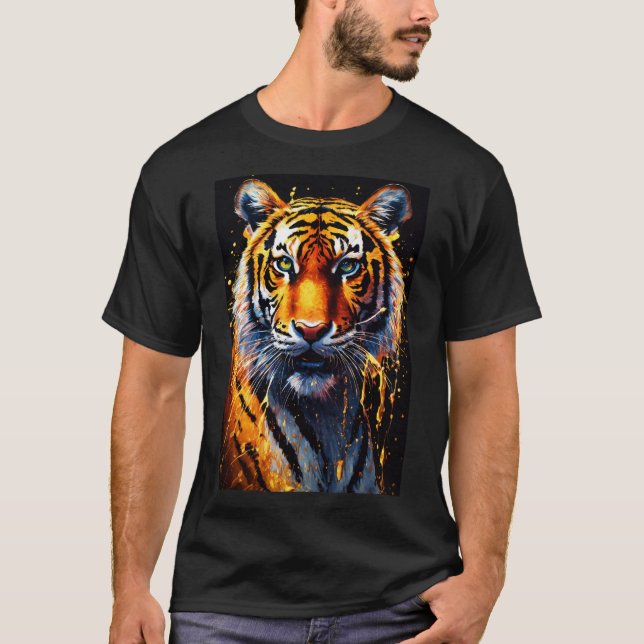 T-shirt Mode : Activé, Restez en vie, Restez en pleine nat (Devant)