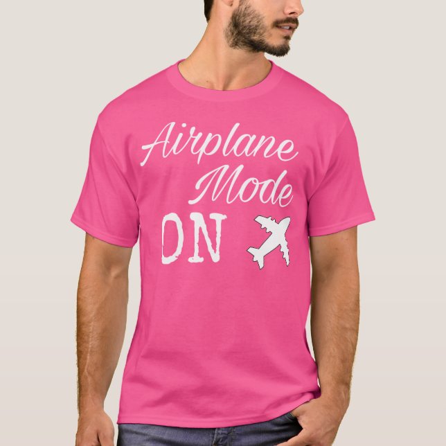 T-shirt Mode Avion activé (Devant)