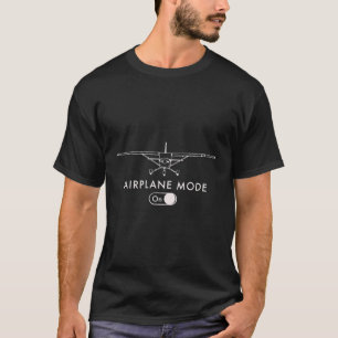 T-shirt Mode avion volant du pilote C172