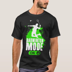 T-shirt Mode Badminton Sur Mens Boys Joueur Joueur Joueur