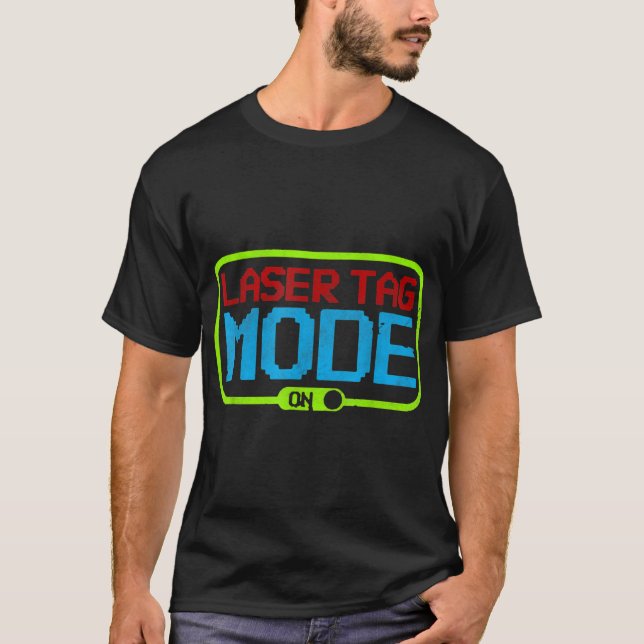 T-shirt Mode balise laser activé (Devant)