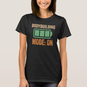 T-shirt Mode Bodybuilding sur batterie