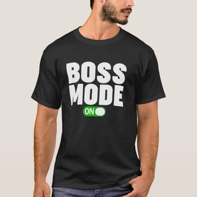 T-SHIRT MODE BOSS ACTIVÉ (Devant)