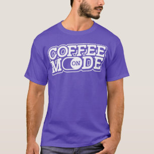 T-shirt Mode Café Sur Les Haricots Lover De Caféine Espres