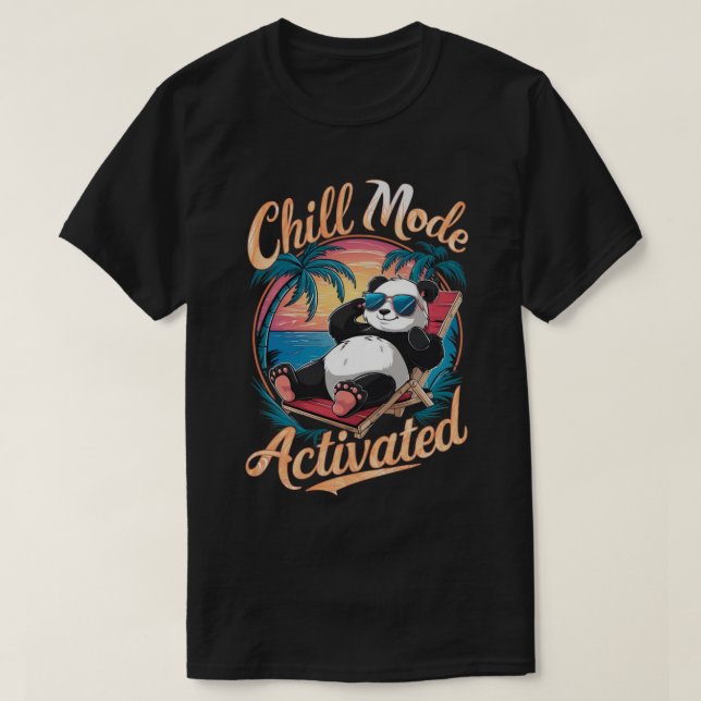 T-shirt Mode Chill Activé  (Design devant)