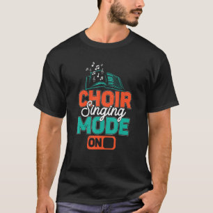 T-shirt Mode Chœur Chanteur de groupe de musique Directeu
