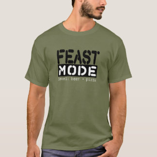 T-shirt Mode de festin - de niveau : Bière + Pièce en t