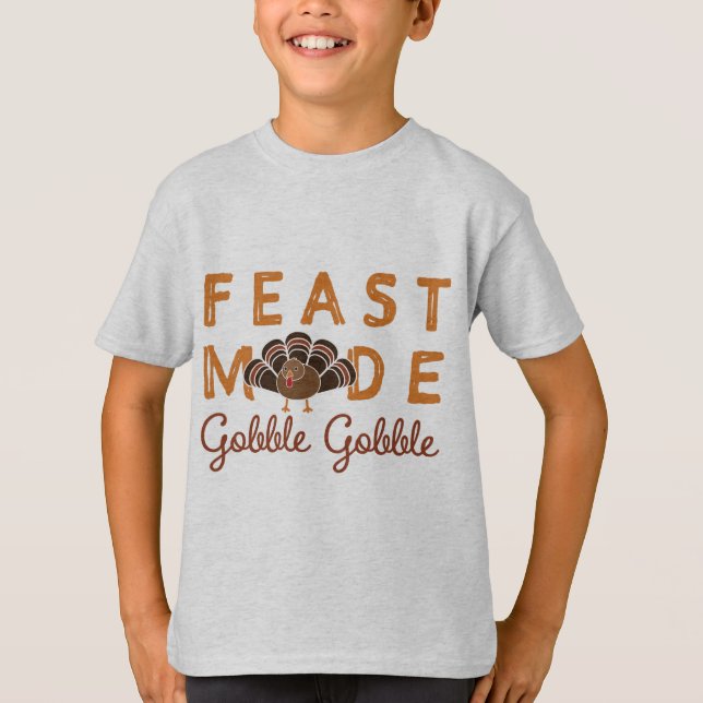 T-shirt Mode de festin de thanksgiving (Devant)