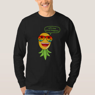 T-shirt Mode de fête à l'envers de l'ananas Swinger Vanill